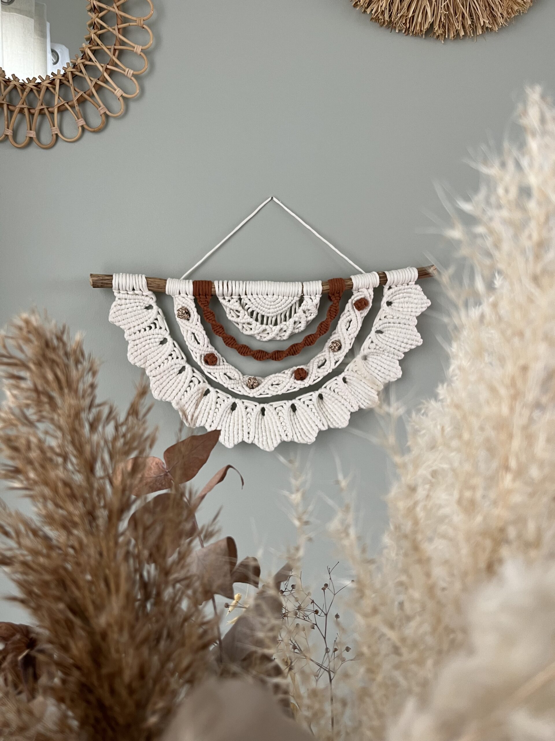 Tenture macramé IXCHEL