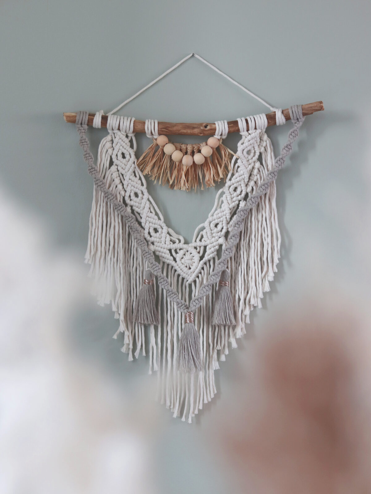 Tenture macramé AMBRE
