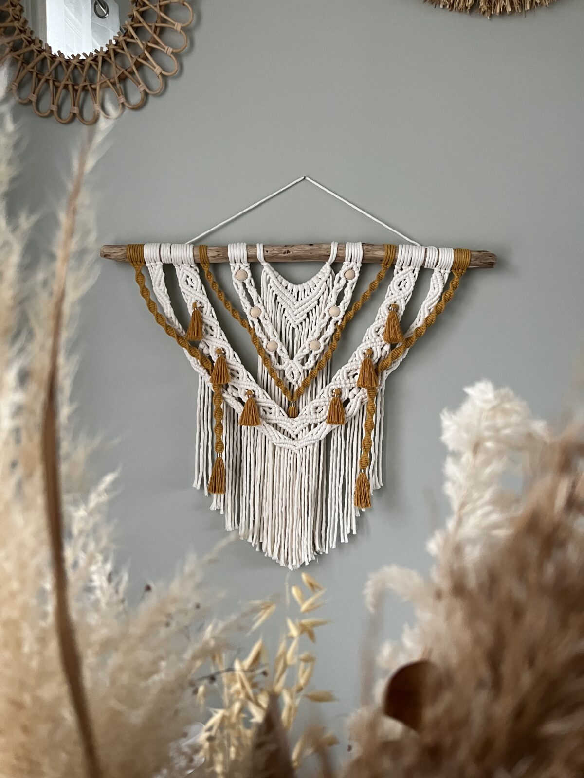 Tenture macramé CAMPECHE