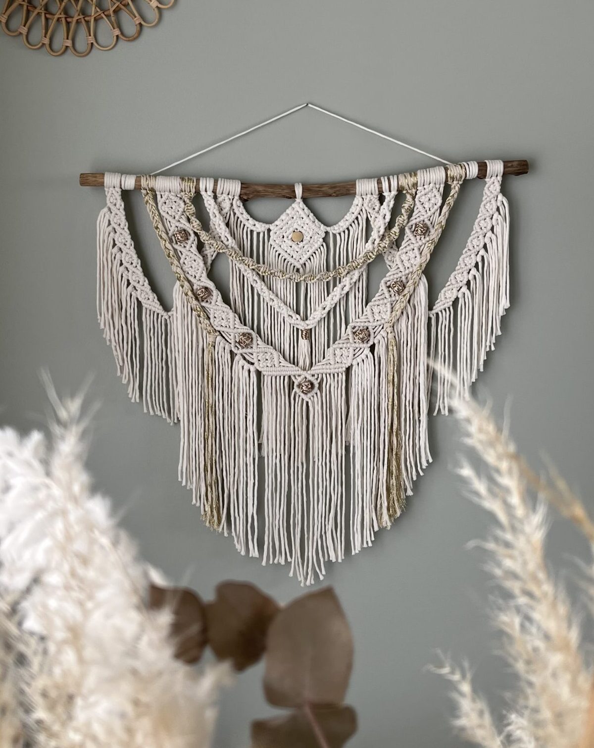 Tenture macramé CELESTE