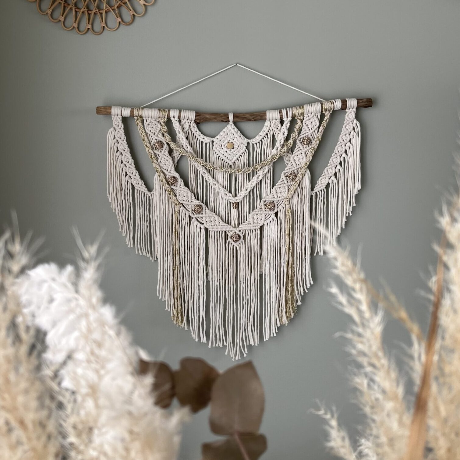 Tenture macramé CELESTE