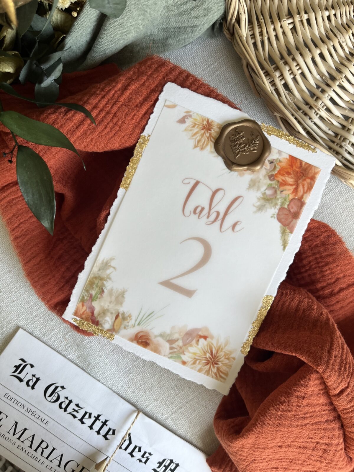 Numéro de table "Pampa"