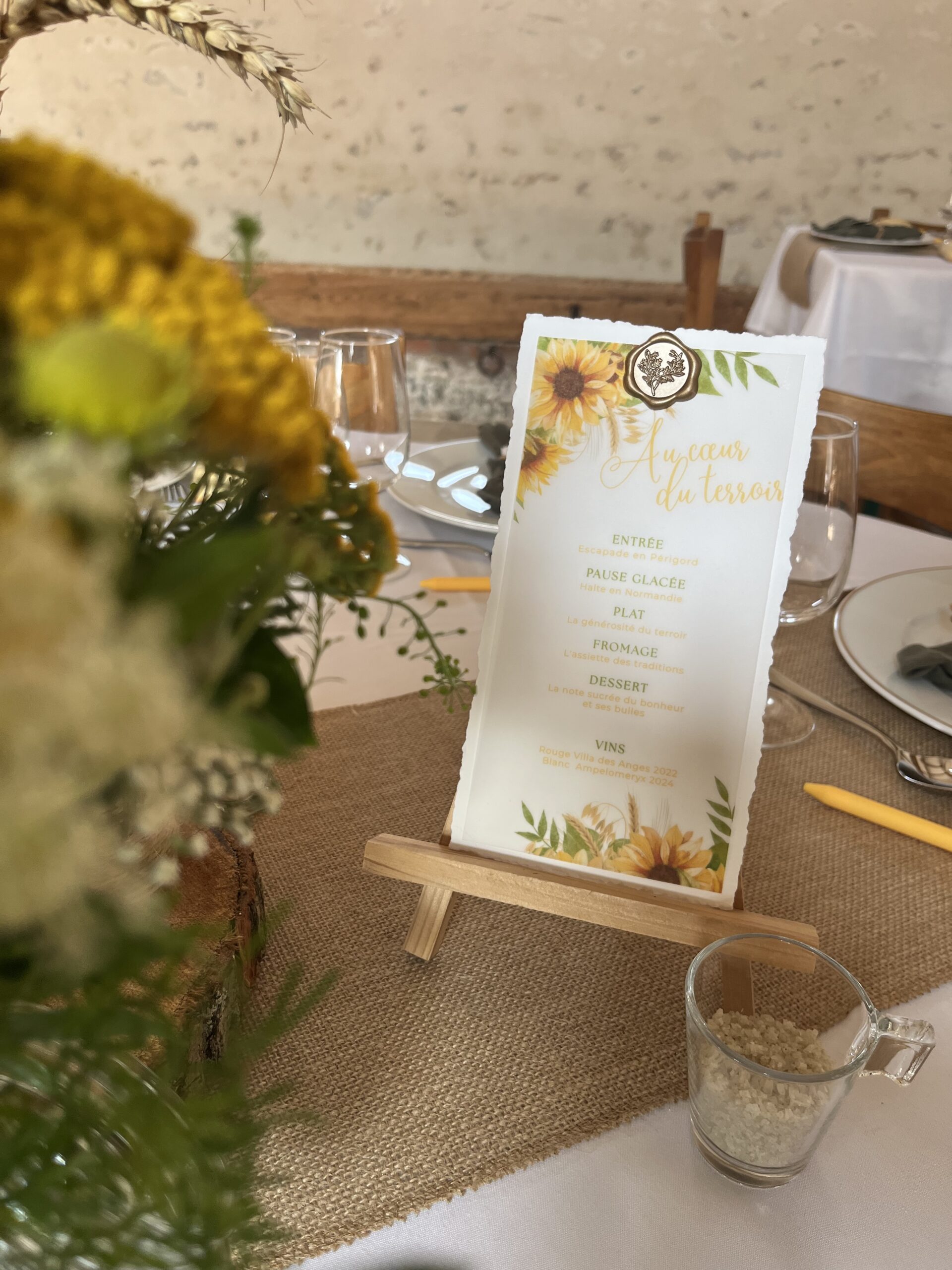 Menu de table "Campagne" – Image 2